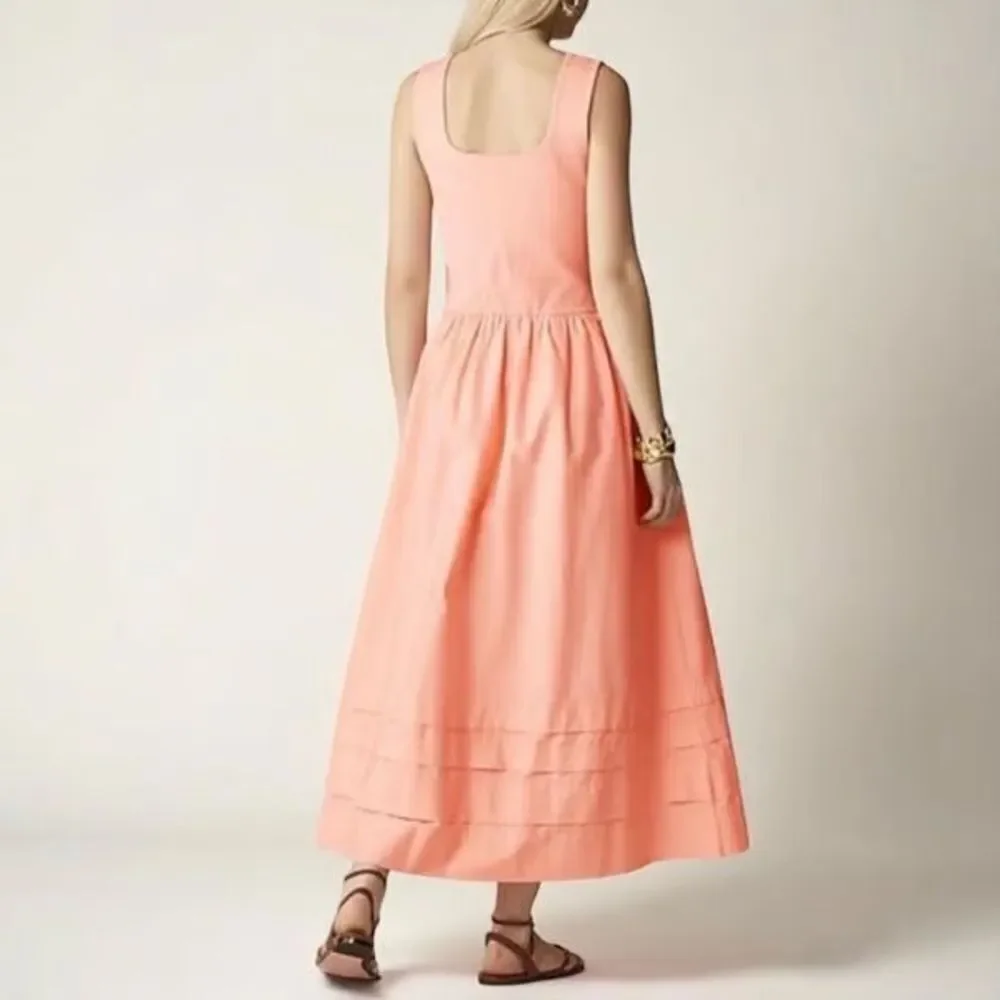NWT J CREW Drop-waist mixy dress in Blushed Coral Pink - Picture 3 of 6